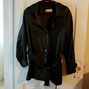 Jones New York genuine leather jacket
